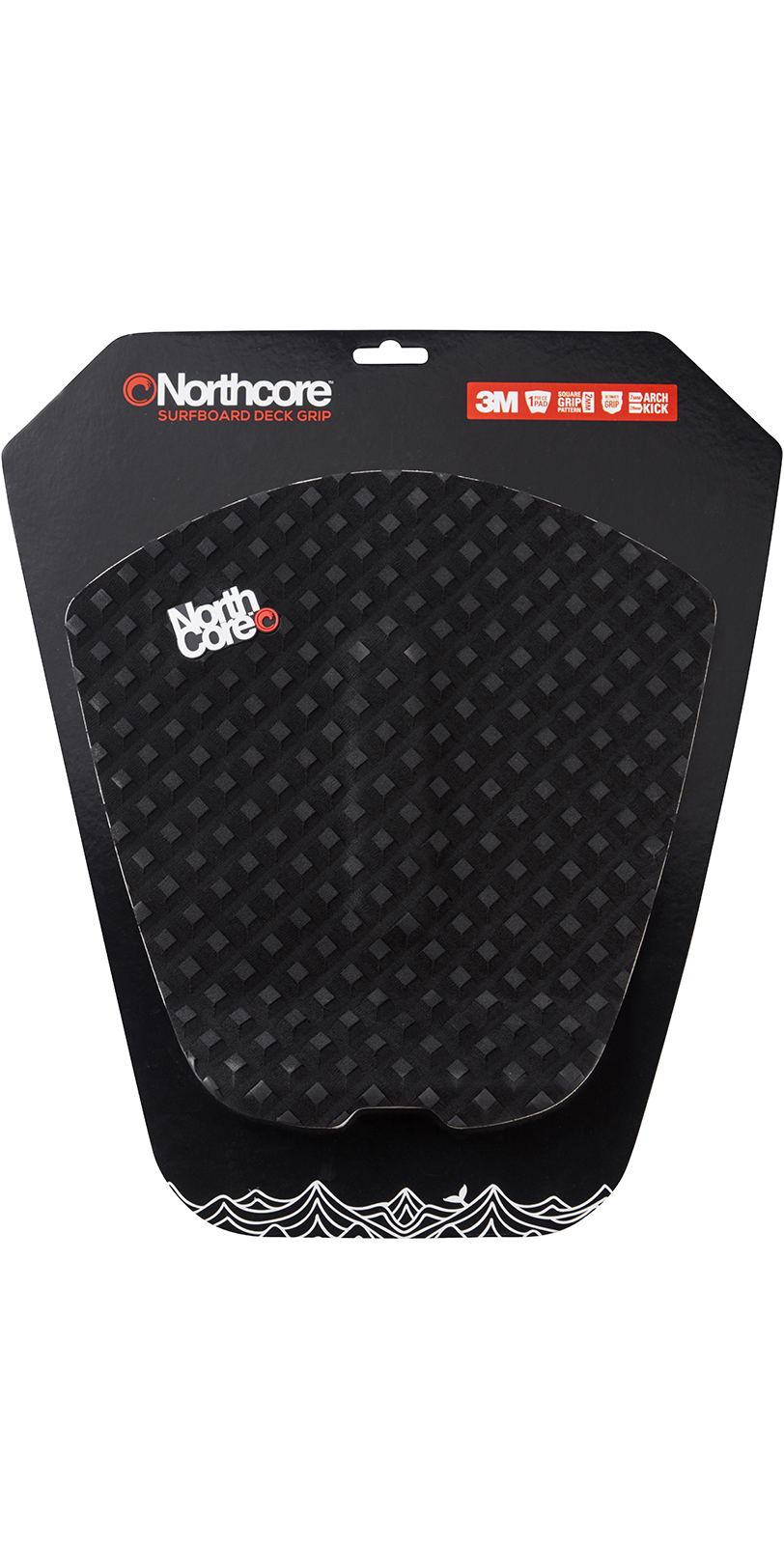 2025 Northcore Ultimate Grip Deck Pad NOCO63I - Black