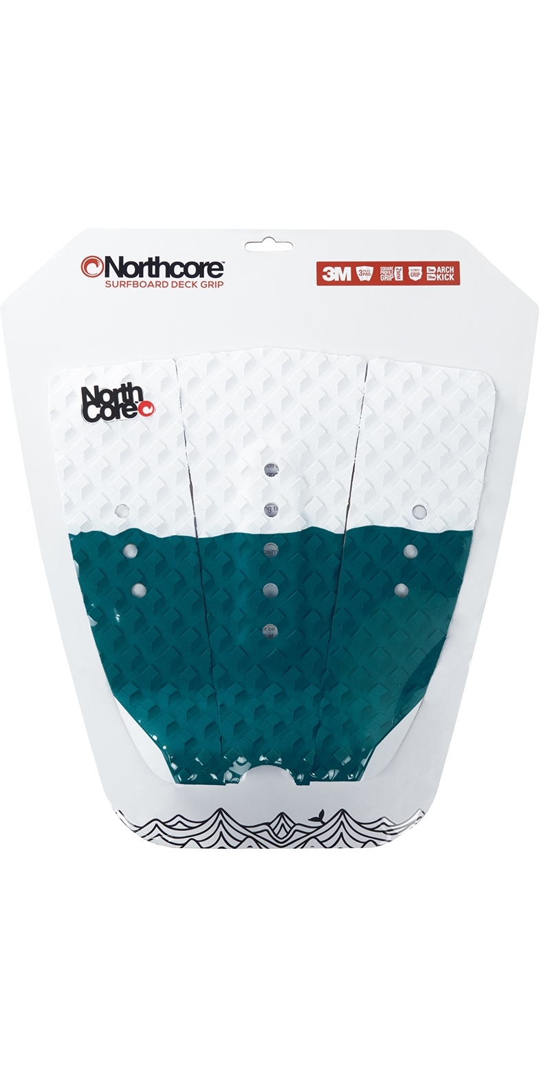 2025 Northcore Ultimate Grip Deck Pad The Wave NOCO63F - Blue / White