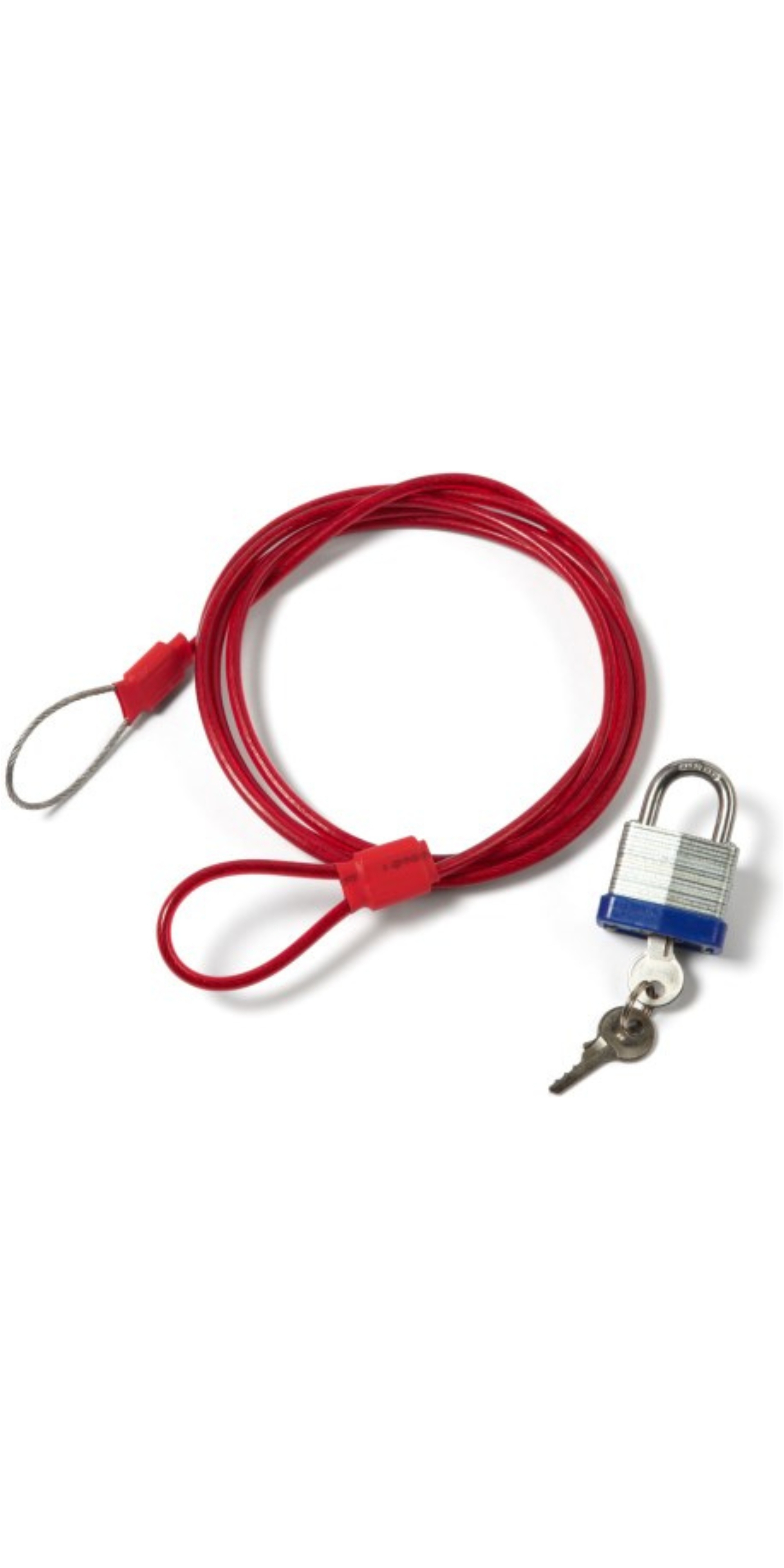 2025 Northcore Lockjaw Travel Surfboard Lock XL02 - Red
